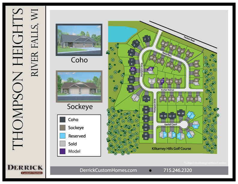 Available Lots in Thompson Heights